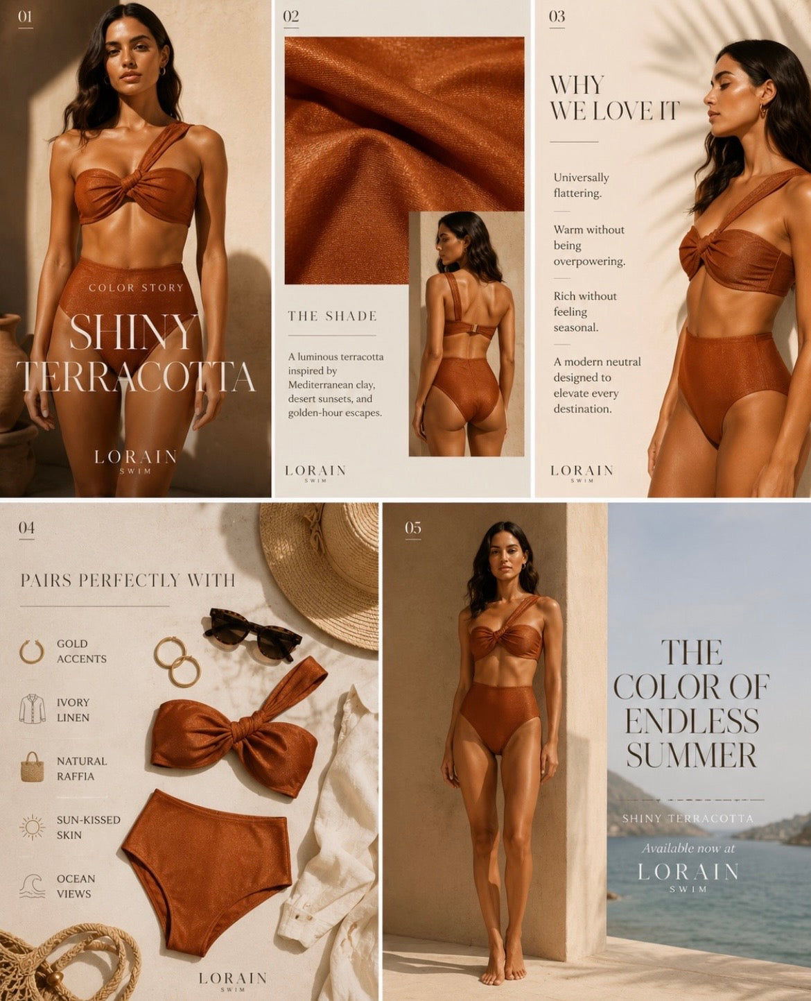 Spiced Terracotta High-Waist Bottom