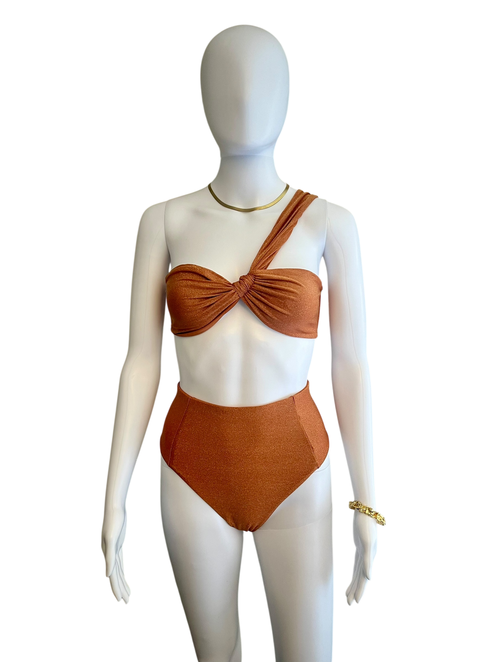 Spiced Terracotta High-Waist Bottom